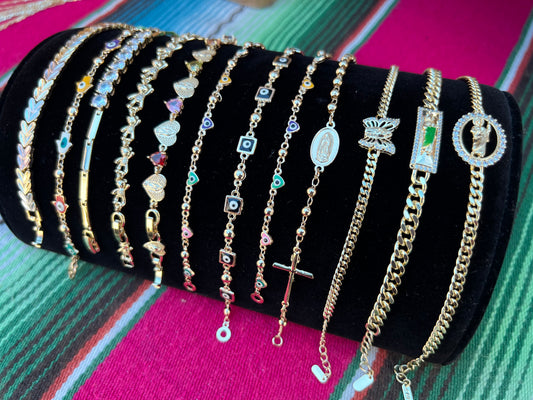 Pulseras Oro Laminado