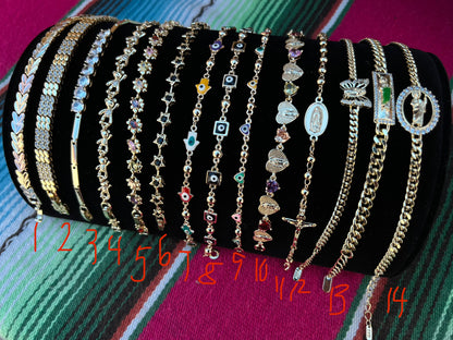 Pulseras Oro Laminado